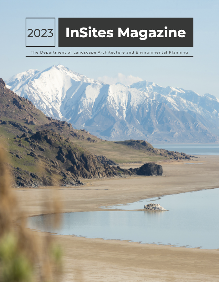 Magazine cover of the Great Salt Lake