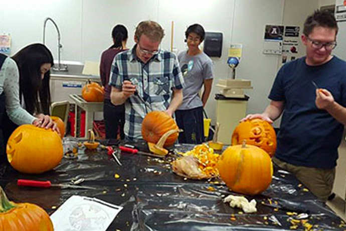 food science club pumpkins