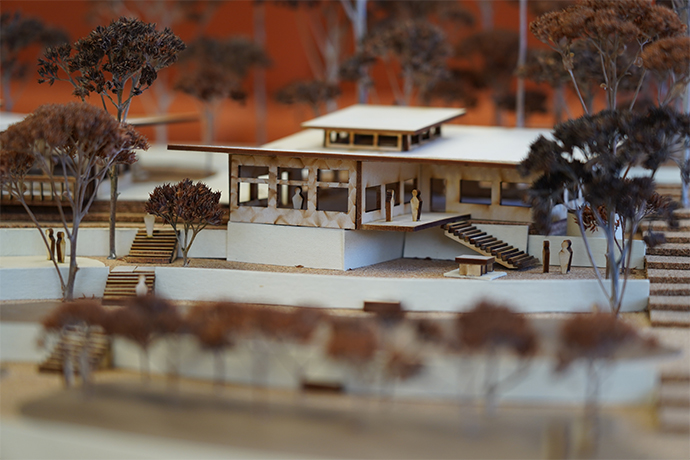 miniature model of house