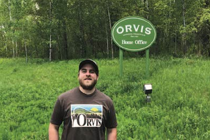 Nate Ball at Orvis Headquarters