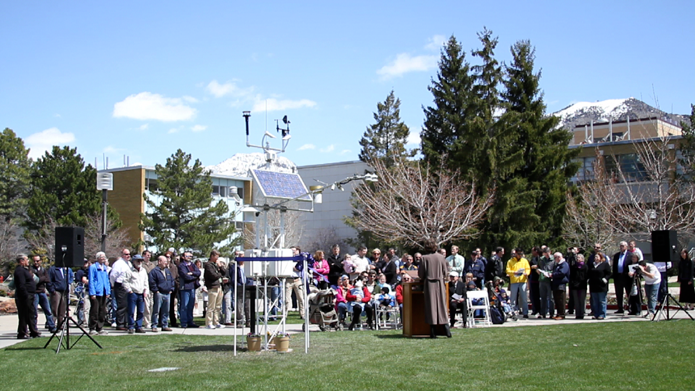 the environmental observatory official ribbon cutting ceremony